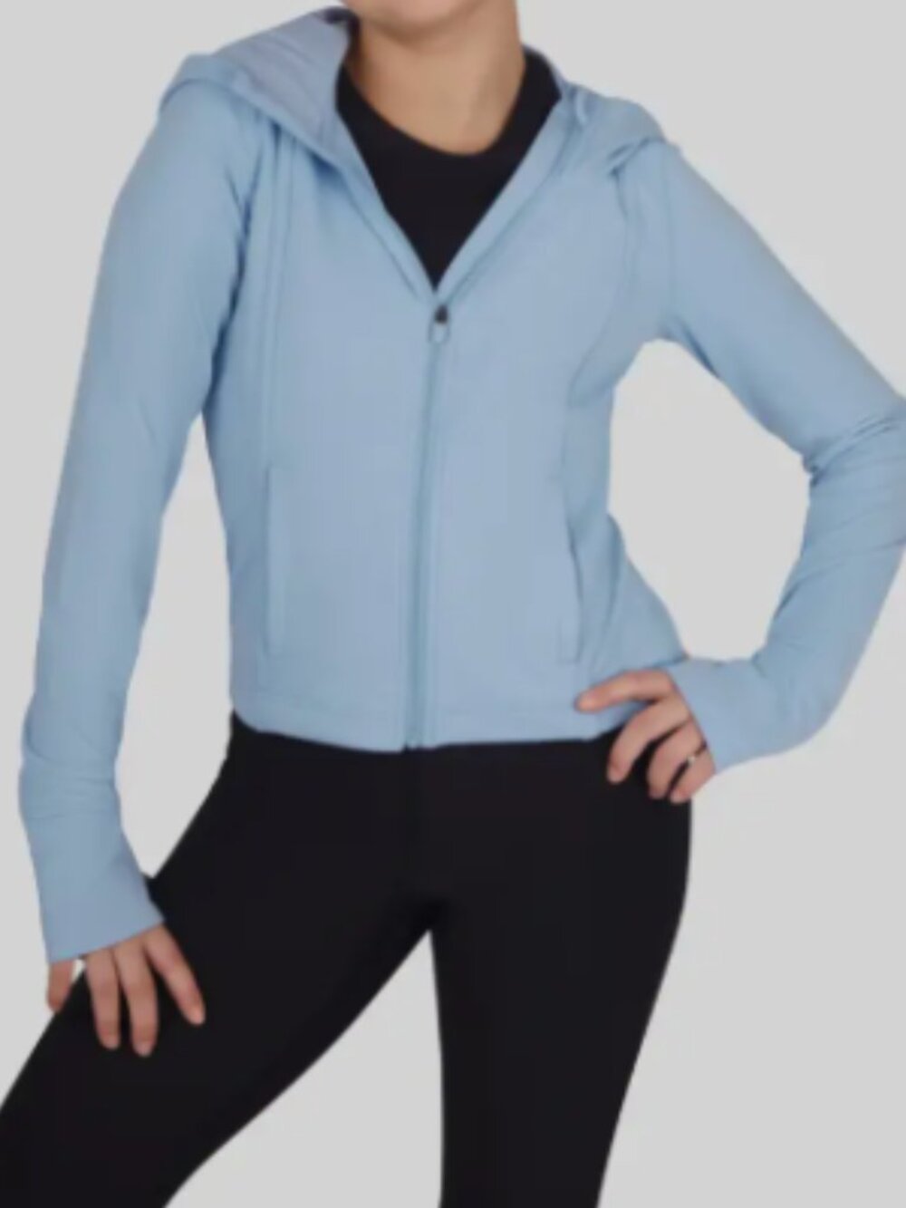Girls Everyday Full Zip Active-blue